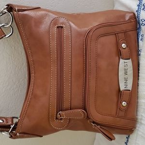 Nine West brown cute crossbody purse like new